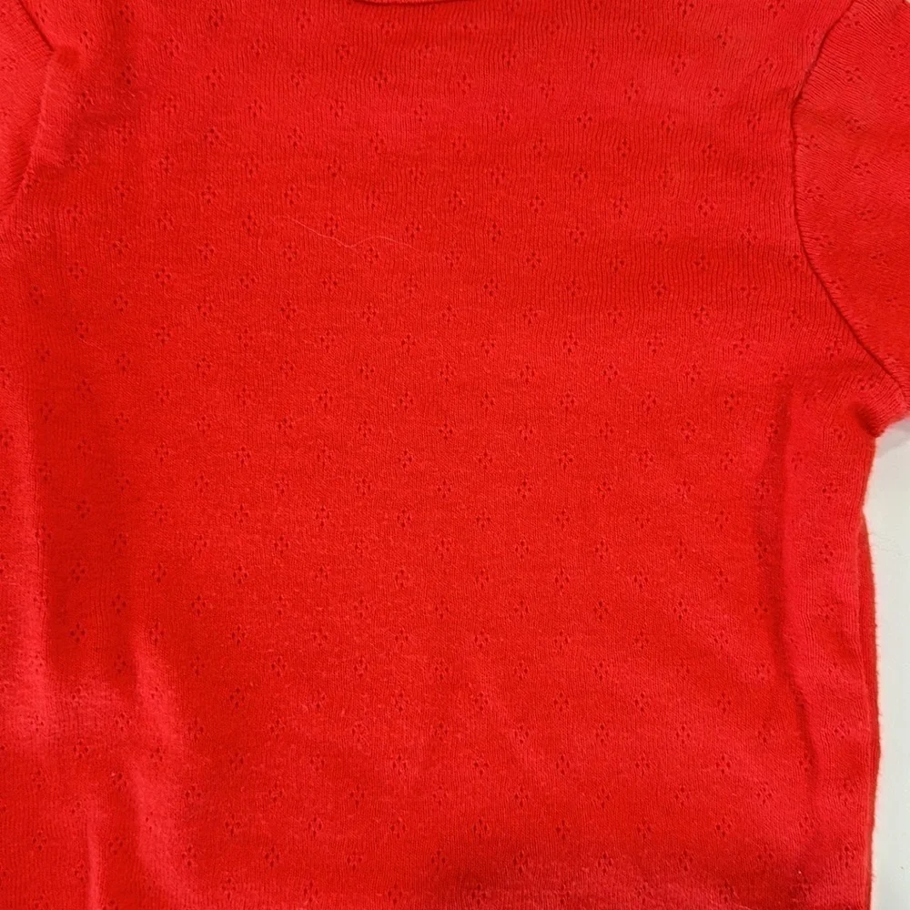 Red long sleeve onesie